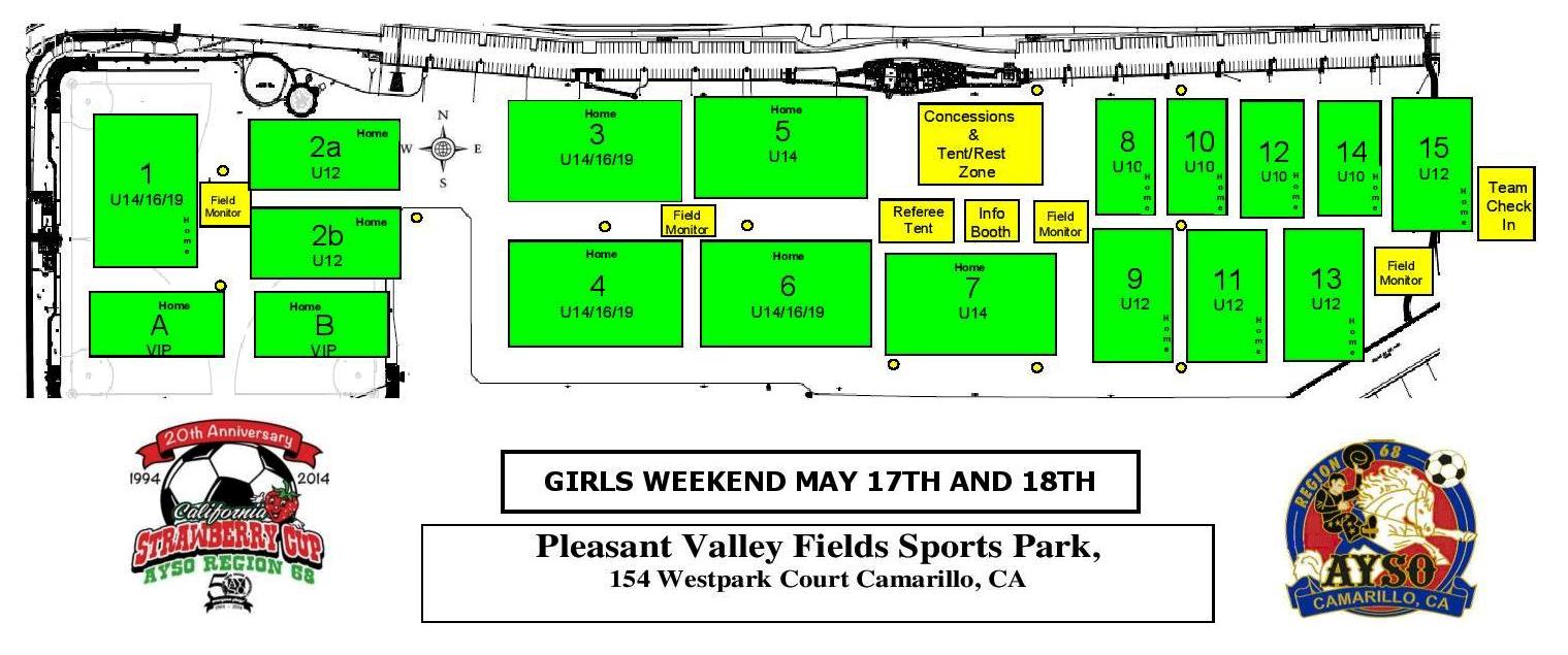 Strawberry Cup Field Maps